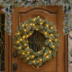 Christabelle 61cm Snowy Stamford Spruce Wreath