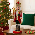 Musical LED Animated Nutcracker Decoration 60cm
