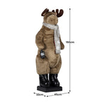 Animated Musical LED Christmas Moose Lantern