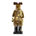 Animated Musical LED Christmas Moose Lantern