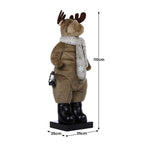 Animated Musical LED Christmas Moose Lantern