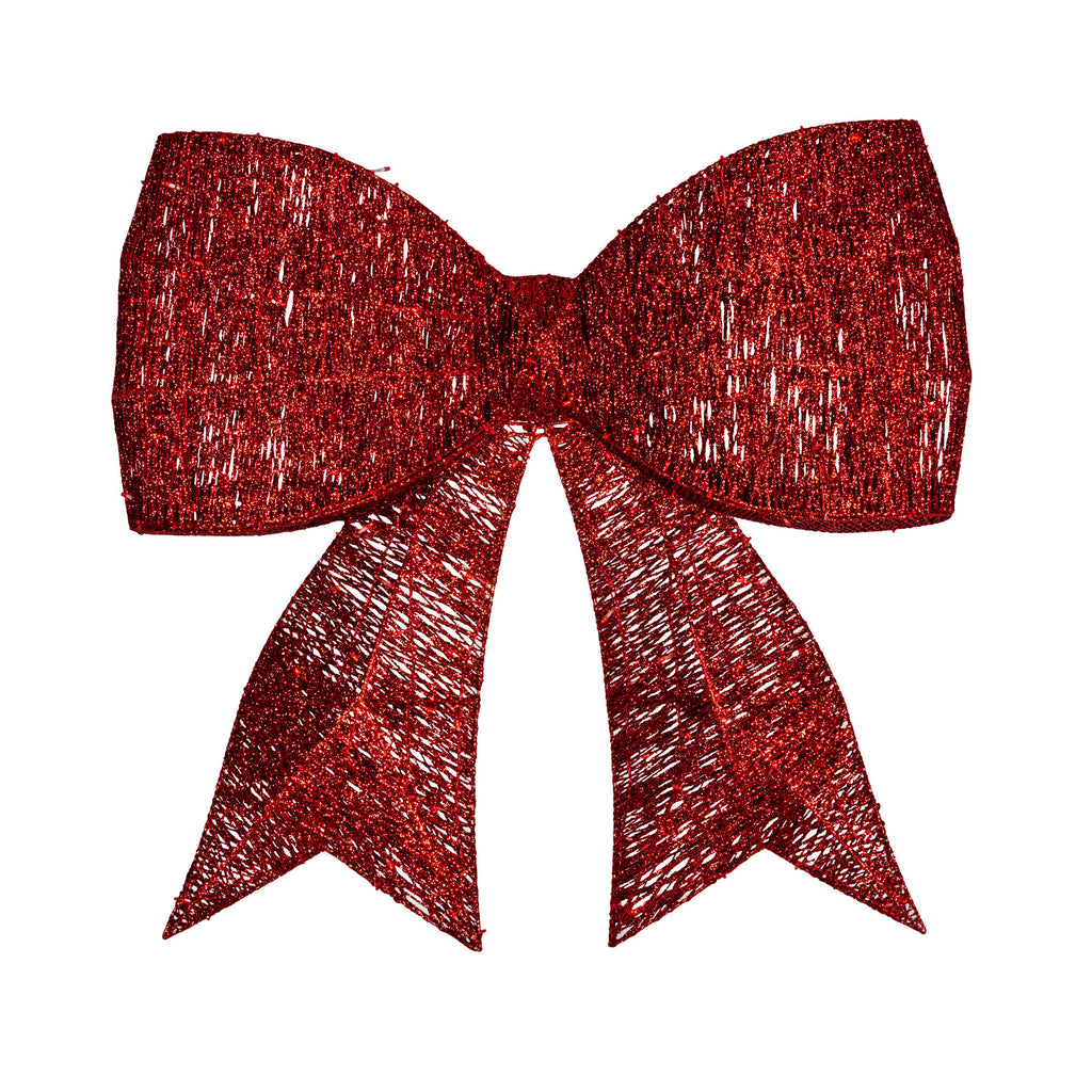 Illuminated 91cm Christmas Display Bow with Functions