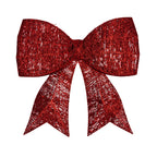 Illuminated 91cm Christmas Display Bow with Functions