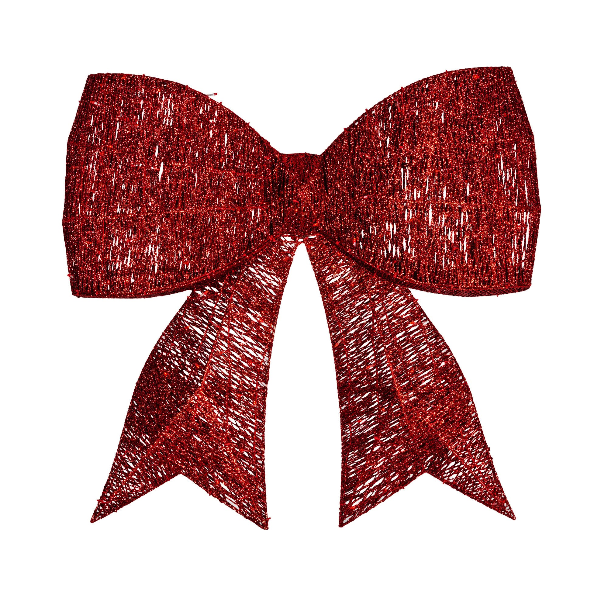 Illuminated 91cm Christmas Display Bow with Functions