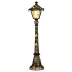 Elegant Christmas Lamp Post with Lights