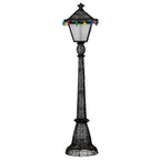 Elegant Christmas Lamp Post with Lights