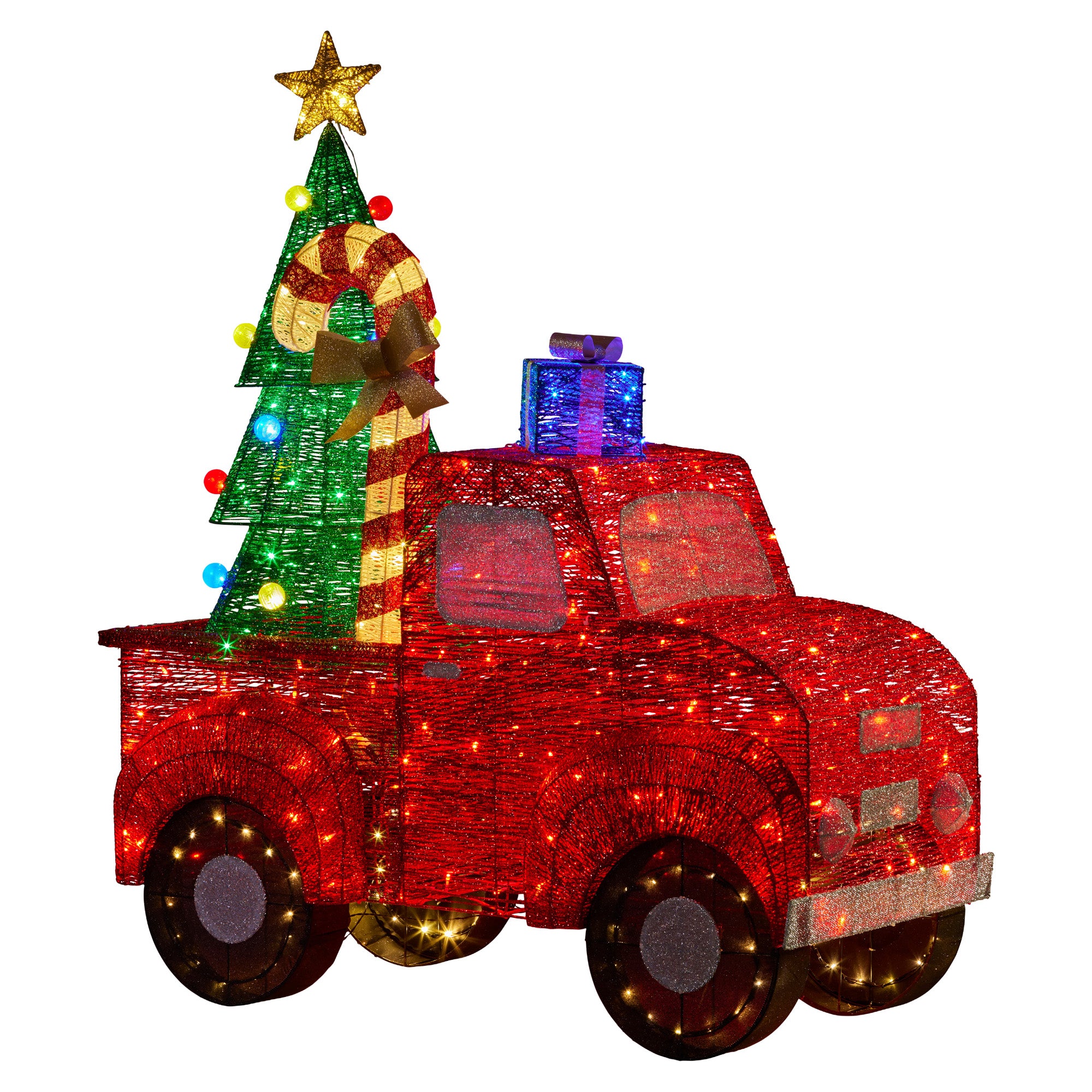 Christabelle Light-Up Christmas Truck Display