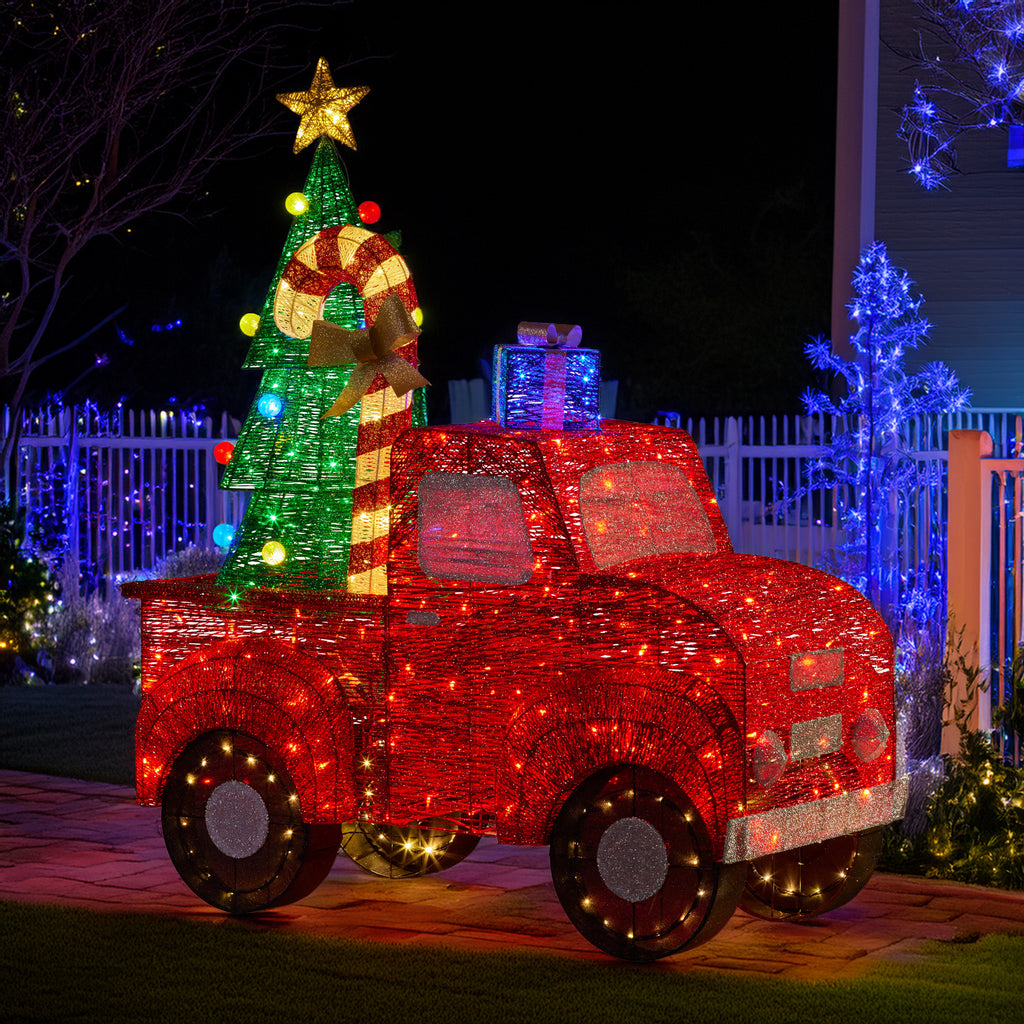 Christabelle Light-Up Christmas Truck Display