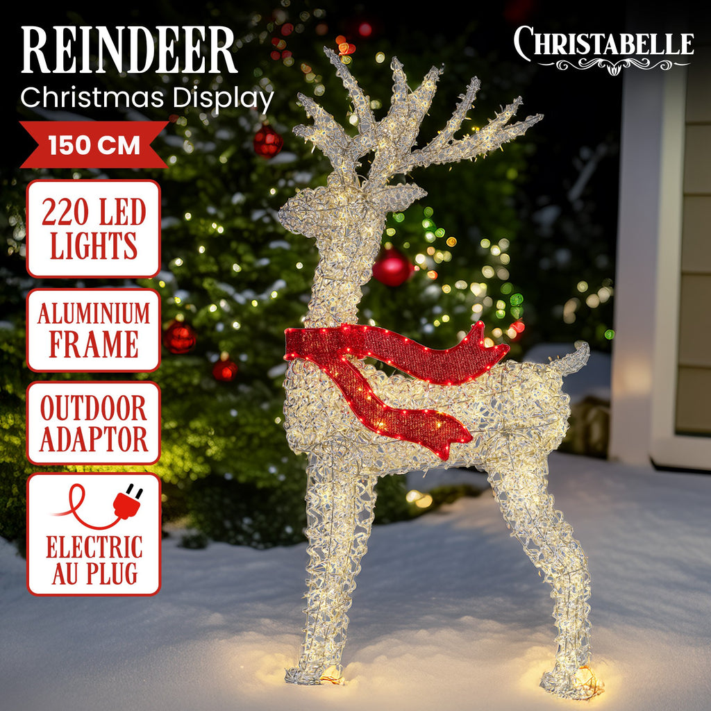 Christabelle 1.5m Light-Up Christmas Reindeer