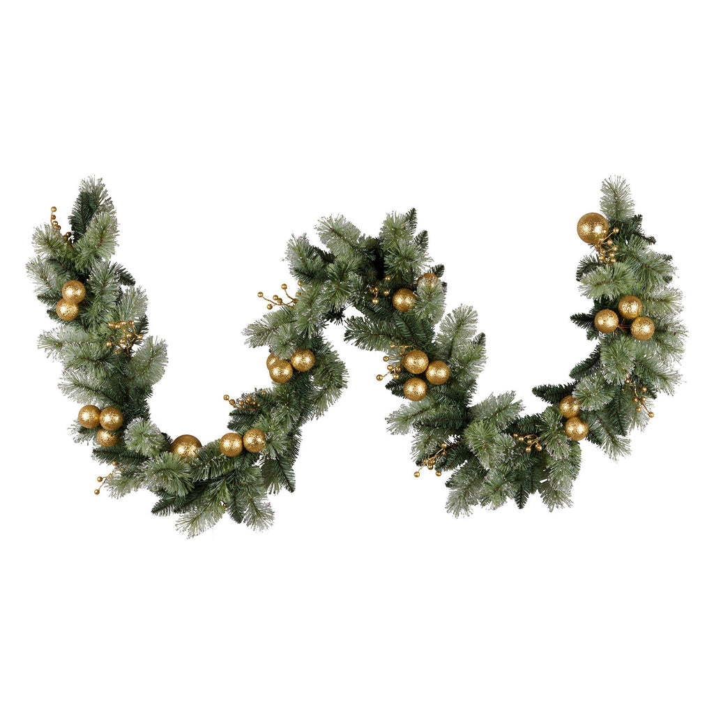 Christabelle 2.7m Gold Bauble LED Garland
