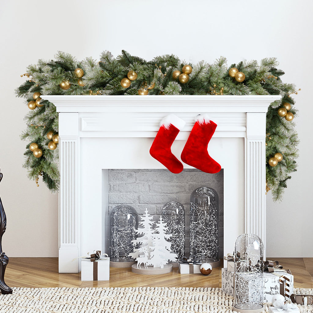 Christabelle 2.7m Gold Bauble LED Garland