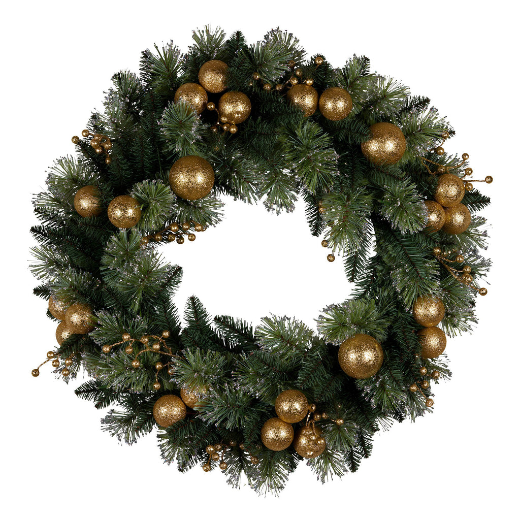 Christabelle Glittery LED Christmas Wreath 61cm