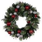 Christabelle 61cm LED Christmas Wreath with Baubles