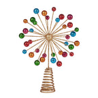 Glittering Gold Baubles Christmas Tree Topper