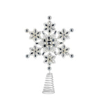 Elegant Snowflake Christmas Tree Topper