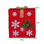 Animated Santa Gift Box with LED Lights