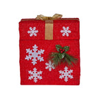 Animated Santa Gift Box with LED Lights