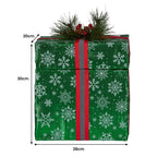 Animated Elf Gift Box with LED Lights