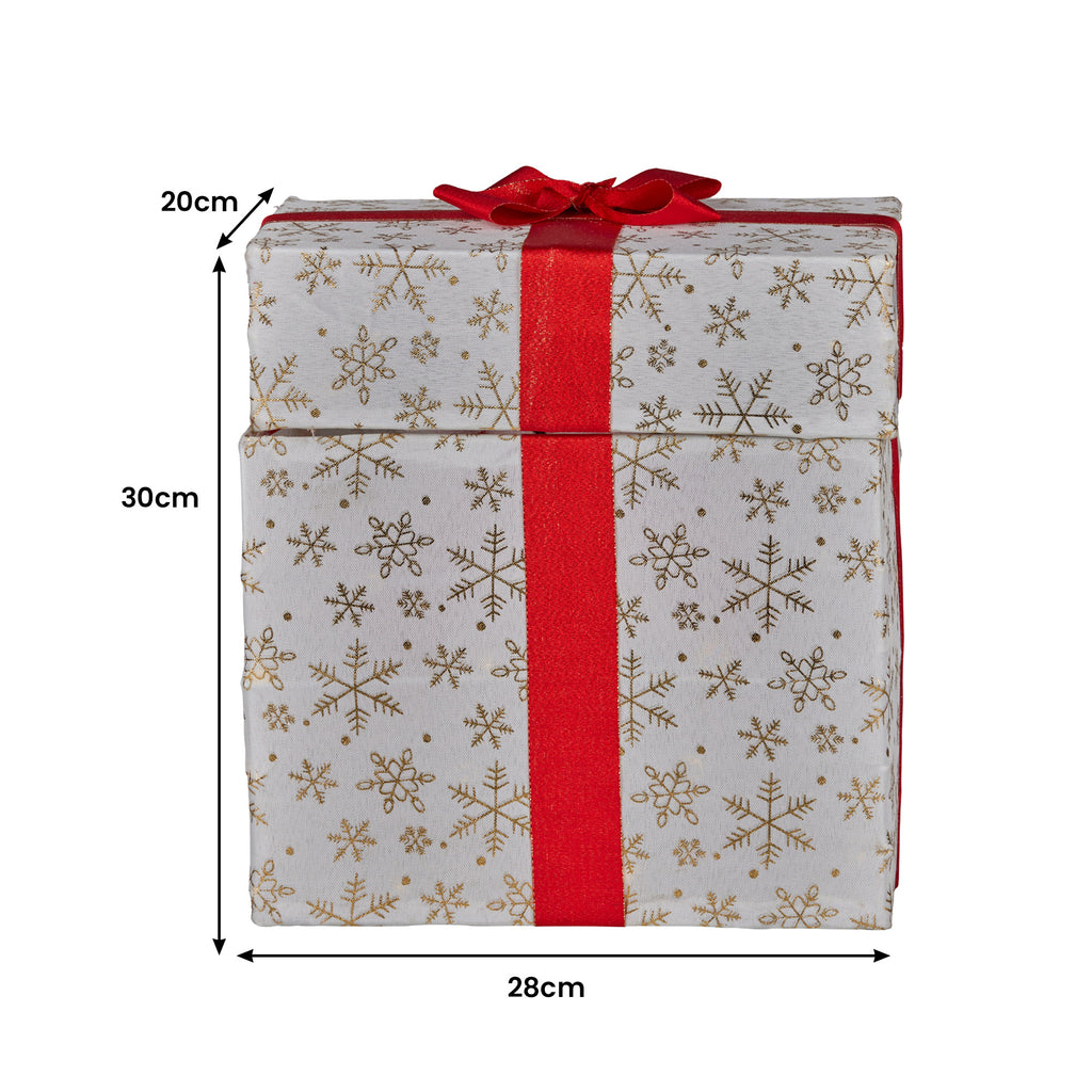 Animated Snowman Gift Box LED Decoration