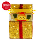 Animated Snowman Gift Box LED Decoration