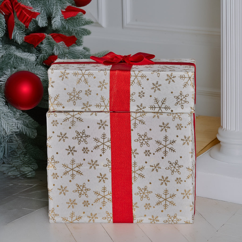 Animated Snowman Gift Box LED Decoration