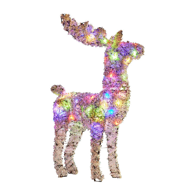 Animated Christmas Reindeer LED Yard Decoration