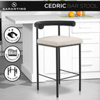 Sarantino Cedric Modern Bar Stool