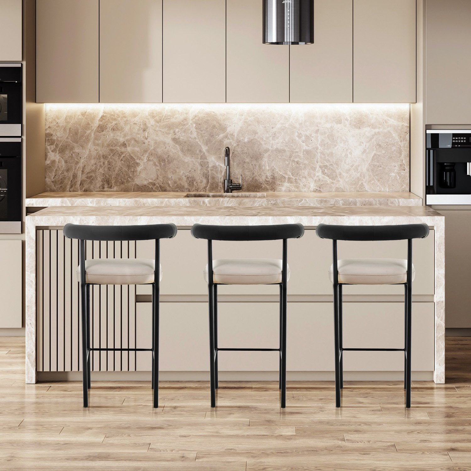 Sarantino Cedric Modern Bar Stool