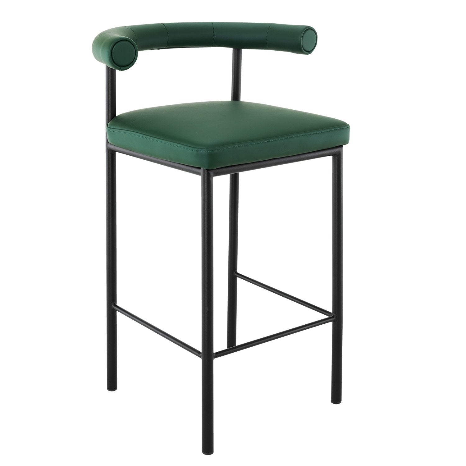 Sarantino Cedric Green Bar Stool