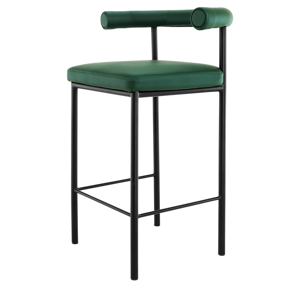 Sarantino Cedric Green Bar Stool