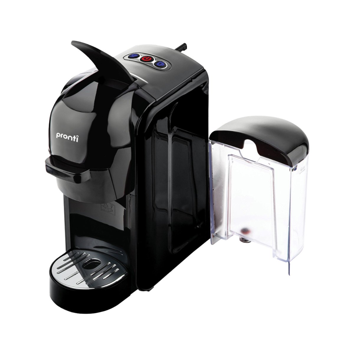 Pronti HomeMaid 3-in-1 Coffee Machine Multi-Capsule Pods and Ground Coffee Nespresso & Caffitaly Compatible CM-511HM