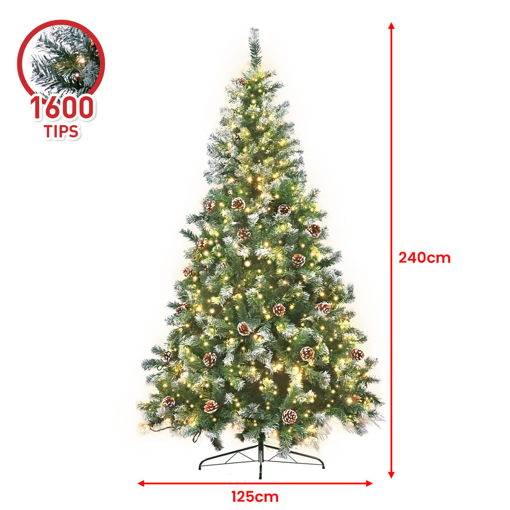 Christabelle 2.4m Pre-Lit LED Christmas Tree