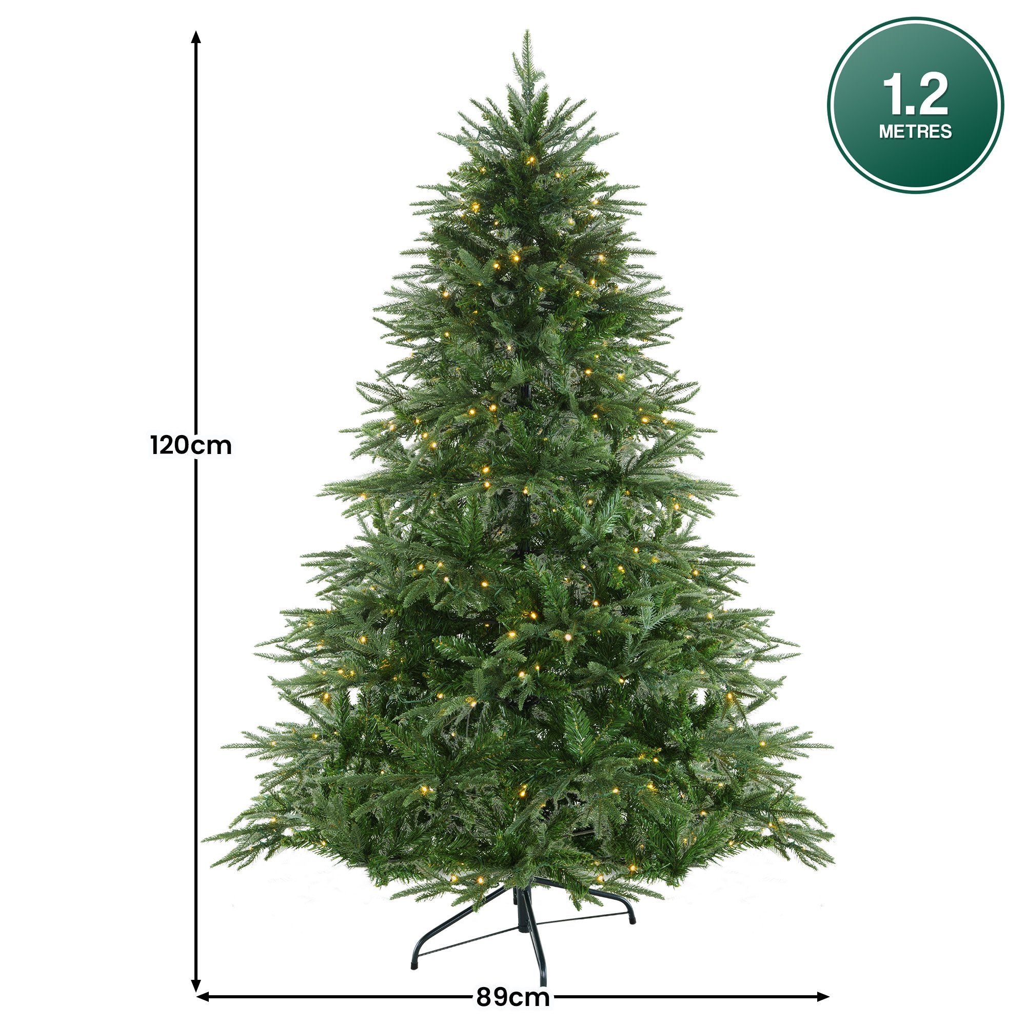 Christabelle 1.2m Prelit Everglow Fir Tree