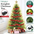 Christabelle 1.2m Prelit Everglow Fir Tree