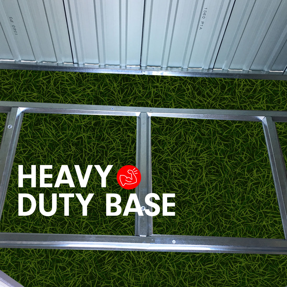 Wallaroo 4ft x 8ft Garden Shed - Grey