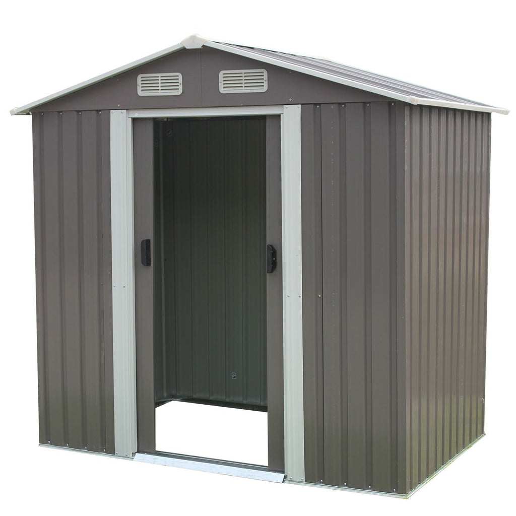 Wallaroo 4ft x 6ft Grey Garden Shed