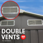 Wallaroo 4ft x 6ft Grey Garden Shed