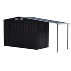 Wallaroo 4x8ft Zinc Steel Garden Shed