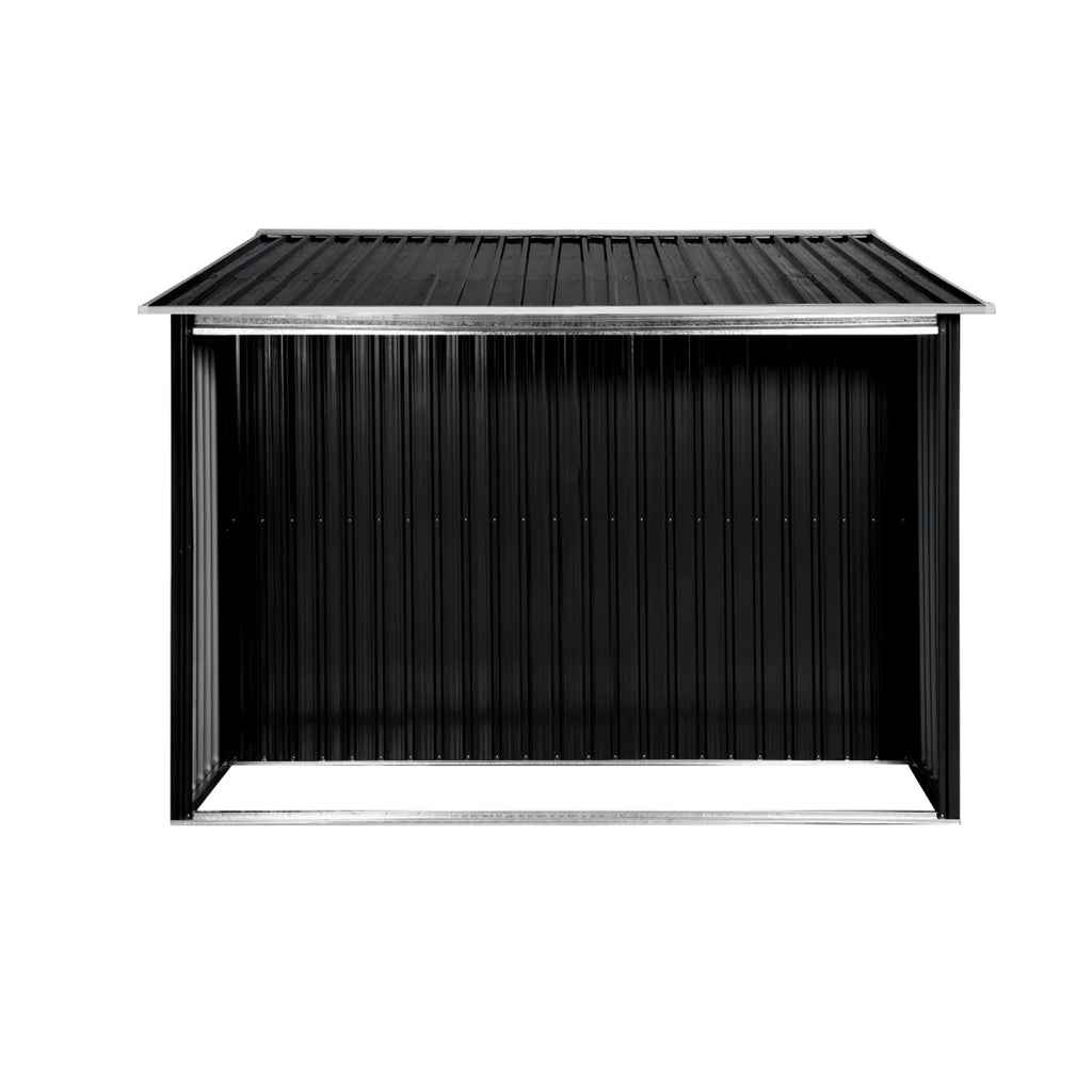 Wallaroo 6x8FT Garden Shed in Black