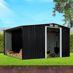 Wallaroo 6x8FT Garden Shed in Black