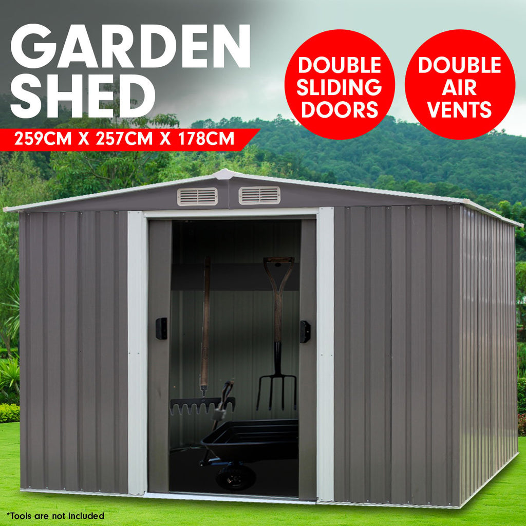 Wallaroo 8ft x 8ft Spire Roof Garden Shed