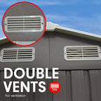 Wallaroo 8ft x 8ft Spire Roof Garden Shed