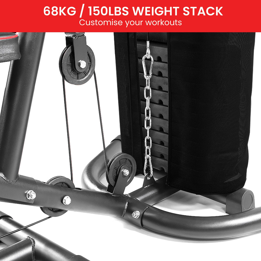 Powertrain Multi Station Home Gym with Weights