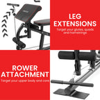 Powertrain Multi Station Home Gym with Weights
