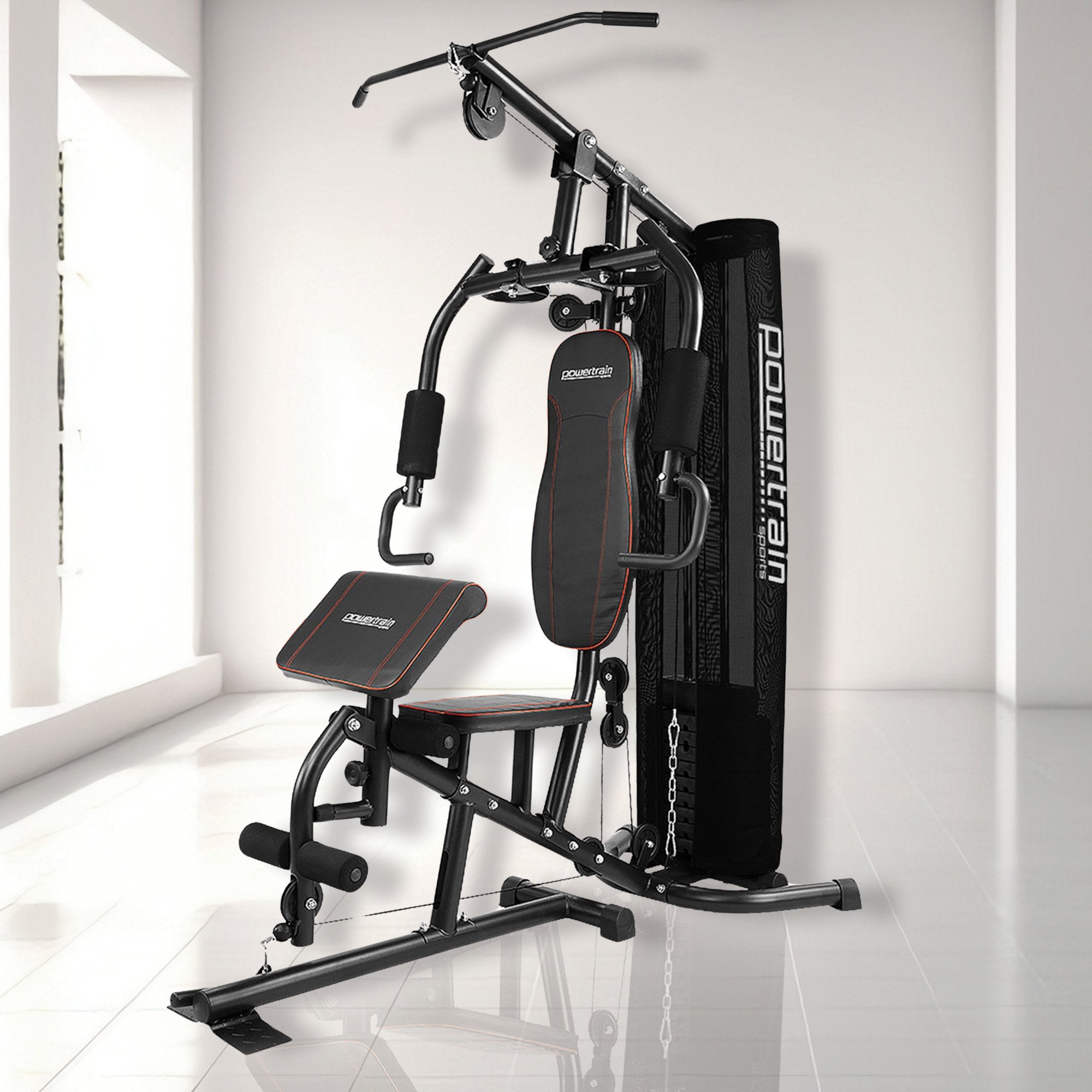 Powertrain Multi Station Home Gym with Weights