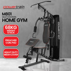 Powertrain Multi Station Home Gym with Weights