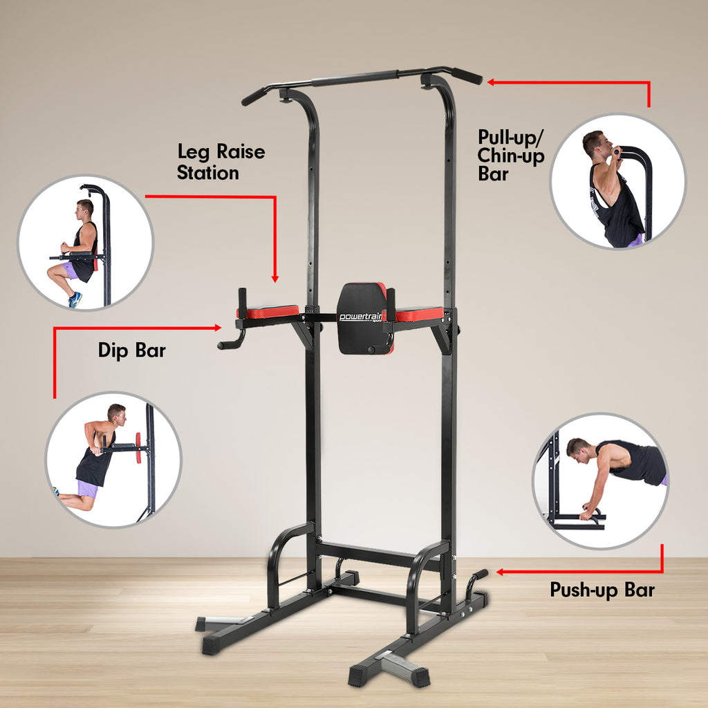 Powertrain Multi Station Chin-Up and Dip Tower