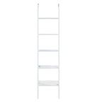 Sarantino Amelia White 5-Tier Ladder Shelf