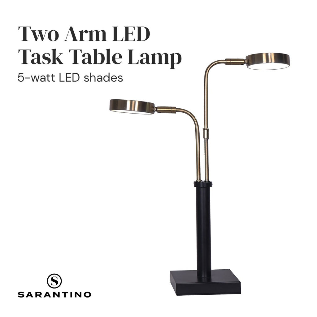 Sarantino Dual-Light LED Table Lamp