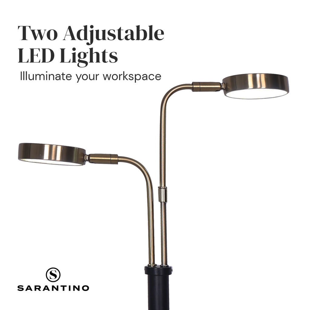 Sarantino Dual-Light LED Table Lamp